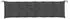 vidaXL Gartenbank-Auflage Melange Anthrazit 200x50x7cm Stoff (4002574)