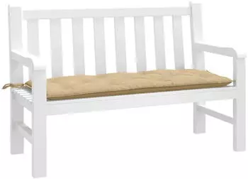 vidaXL Gartenbank-Auflage Melange Beige 120x50x7cm Stoff (4002545)