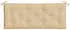 vidaXL Gartenbank-Auflage Melange Beige 120x50x7cm Stoff (4002545)