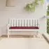 vidaXL Gartenbank-Auflage Melange Weinrot 150x50x7cm Stoff (4002562)