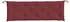 vidaXL Gartenbank-Auflage Melange Weinrot 150x50x7cm Stoff (4002562)