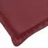 vidaXL Gartenbank-Auflage Melange Weinrot 150x50x7cm Stoff (4002562)