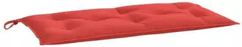 vidaXL Gartenbank-Auflage Rot 100x50x7cm Oxford-Gewebe (361570)