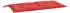 vidaXL Gartenbank-Auflage Rot 100x50x7cm Oxford-Gewebe (361570)
