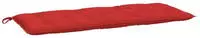 vidaXL Gartenbank-Auflage Rot 120x50x7 cm Oxford-Gewebe