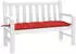 vidaXL Gartenbank-Auflage Rot 120x50x7cm Oxford-Gewebe (361589)