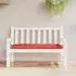 vidaXL Gartenbank-Auflage Rot 120x50x7cm Oxford-Gewebe (361589)