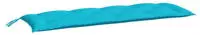vidaXL Gartenbank-Auflage T&uuml;rkis 150x50x7 cm Oxford-Gewebe