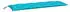 vidaXL Gartenbank-Auflage Türkis 150x50x7cm Oxford-Gewebe (361620)
