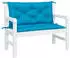 vidaXL Gartenbank-Auflagen 2 Stk. Hellblau 100x50x7cm Oxford-Gewebe (361663)