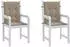 vidaXL Gartenstuhlauflagen für Niedriglehner 2 Stk. Taupe 100x50x3cm (47562)