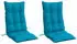 vidaXL Hochlehner-Auflagen 2 Stk. Hellblau Oxford-Gewebe (377614)