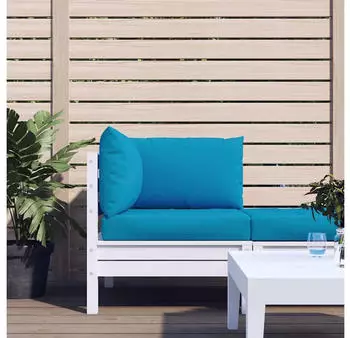 vidaXL Palettenkissen 3-tlg. Hellblau Oxford-Gewebe (361777)