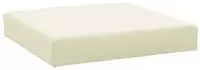 vidaXL Palettenkissen Creme 60x60x9,5 cm Oxford-Gewebe