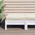 vidaXL Palettenkissen Creme 60x60x9,5cm Oxford-Gewebe (361794)