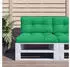 vidaXL Palettenkissen Grün 80x40x12cm Stoff (360606)