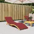 vidaXL Sonnenliegen-Auflage Weinrot 200x70x3cm Oxford-Gewebe (314227)