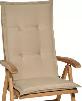 Beautissu Loft HL Hochlehner 120x50x6cm Natur