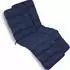 Beautissu Flair DC Deckchairauflage 200x50x8cm Dunkelblau 2tlg