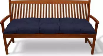 Beautissu Flair BK Bankpolster 120x50x8cm Dunkelblau