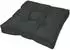 Beautissu Flair Loungekissen Outdoor Sitz 70x70x10cm Graphitgrau