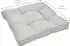 Beautissu Xluna Loungekissen Sitz 60x60x10cm Hellgrau