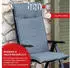 beo Sitzauflage Hochlehner Bangui 4er-Set gestreift Grau-Ecru