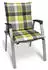 Beautissu 8er Set Sunny GR Niedriglehner Auflagen 100x50cm in Grün Kariert
