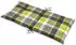 Beautissu 8er Set Sunny GR Niedriglehner Auflagen 100x50cm in Grün Kariert