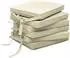 Beautissu 6er Set Loft SK Stuhlkissen 45x40x5cm