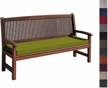 sunnypillow Bankauflage Outdoor 120x60x5cm Grün, abnehmbarer Bezug (6Z-4YXG-3AHT)