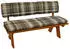 DEGAMO Seattle Bankauflage 2-teilig 195cm grau/beige kariert (38839)