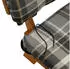 DEGAMO Seattle Bankauflage 2-teilig 195cm grau/beige kariert (38839)