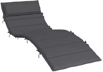 vidaXL Liegestuhlauflage Anthrazit Oxford-Stoff 180x60x4cm (361852)