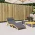 vidaXL Liegestuhlauflage Anthrazit Oxford-Stoff 180x60x4cm (361852)