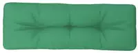 vidaXL Palettenkissen Gr&uuml;n 120x40x12 cm Stoff