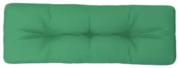 vidaXL Palettenkissen Gr&uuml;n 120x40x12cm Stoff