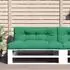 vidaXL Palettenkissen Grün 120x40x12cm Stoff