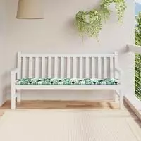 vidaXL Bankpolster Blatt Blattmuster 150 x 50 x 3 cm Oxford-Stoff