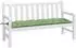 vidaXL Gartenbank-Auflage Blattmuster 150x50x7cm Oxford-Gewebe (361618)