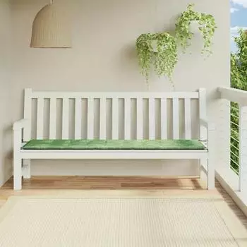 vidaXL Gartenbank-Auflage Blattmuster 200x50x4cm Stoff (361205)