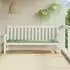 vidaXL Gartenbank-Auflage Blattmuster 200x50x4cm Stoff (361205)