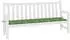 vidaXL Gartenbank-Auflage Blattmuster 200x50x4cm Stoff (361205)