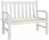 vidaXL Gartenbank-Auflage Creme 120x50x3cm Oxford-Gewebe (43198)