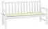 vidaXL Gartenbank-Auflage Creme 200x50x4cm Oxford-Gewebe (47609)