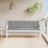 vidaXL Gartenbank-Auflage Grau 200x(50+50)x7cm Oxford-Gewebe (315041)