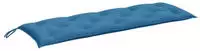 vidaXL Gartenbank-Auflage Melange Blau 150x50x7 cm Stoff