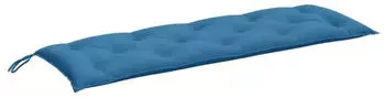 vidaXL Gartenbank-Auflage Melange Blau 150x50x7cm Stoff (4002557)