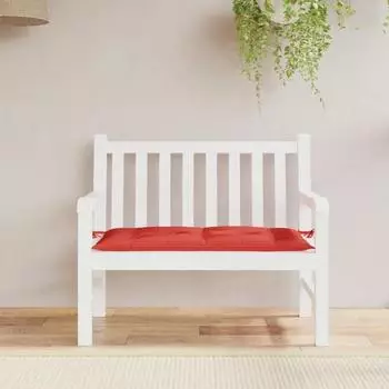 vidaXL Gartenbank-Auflage Rot 110x50x7cm Oxford-Gewebe (361817)