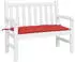vidaXL Gartenbank-Auflage Rot 110x50x7cm Oxford-Gewebe (361817)